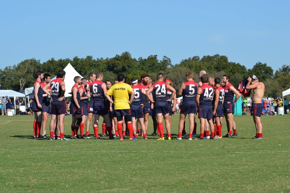 Boston Demons squad on the field
